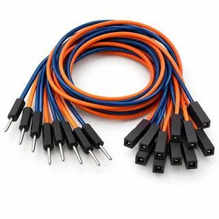 Illustration of jumper wires and connectors